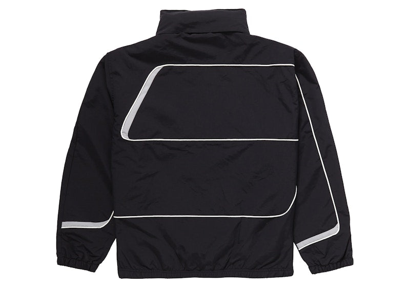 Supreme S Paneled Track Jacket Black