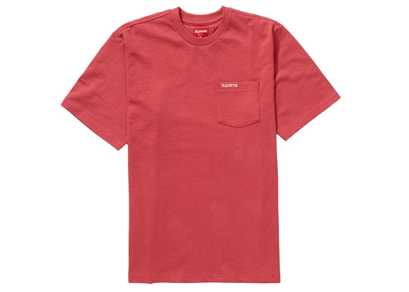 Supreme S/S Pocket Tee (FW21) Red