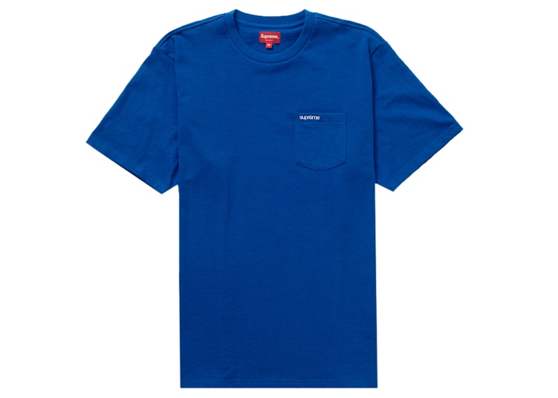 Supreme S/S Pocket Tee (FW22) Bright Blue