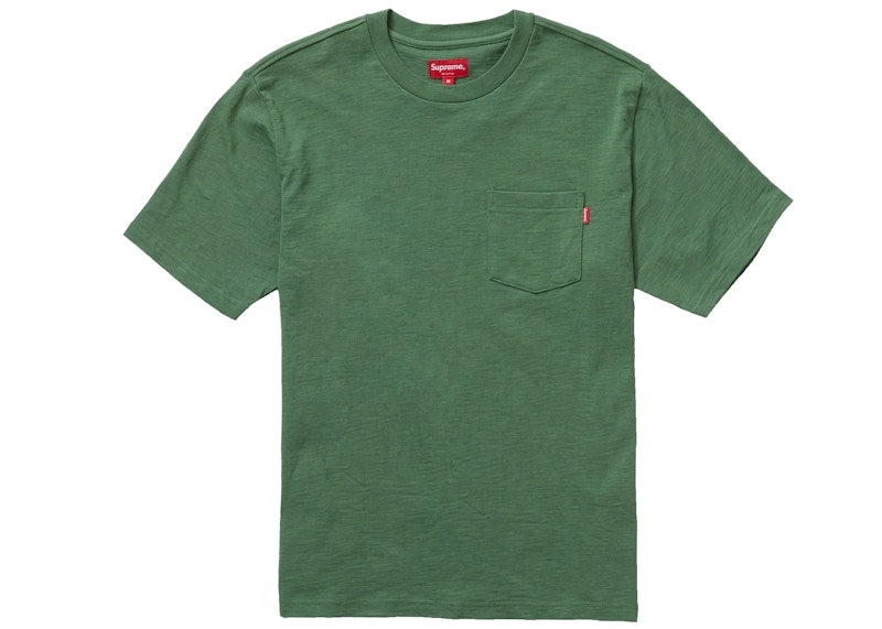 Supreme S/S Pocket Tee Olive