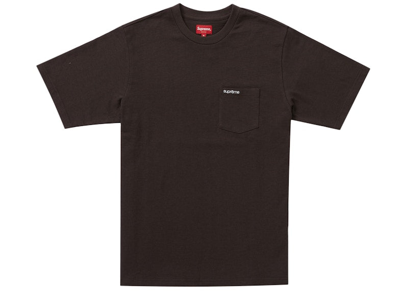 Supreme S/S Pocket Tee (SS22) Dark Brown