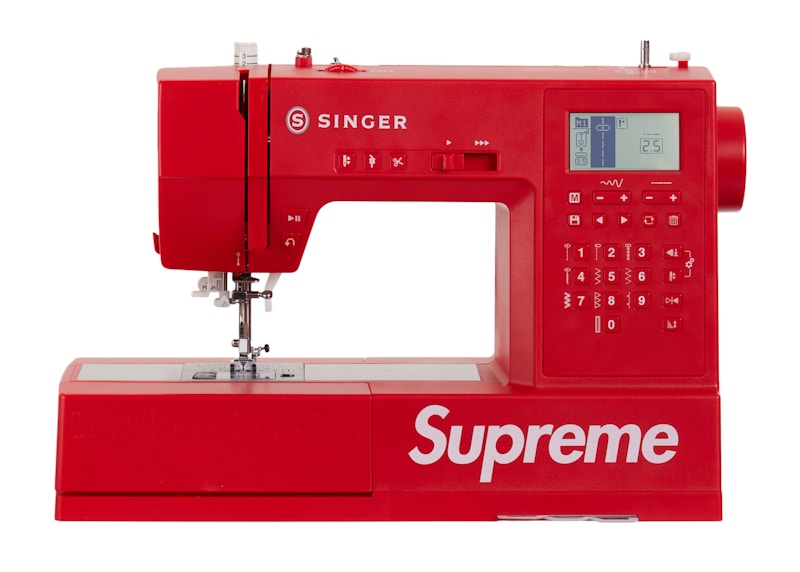 Supreme SINGER SP68 Computerized Sewing Machine (EU Plug) Red