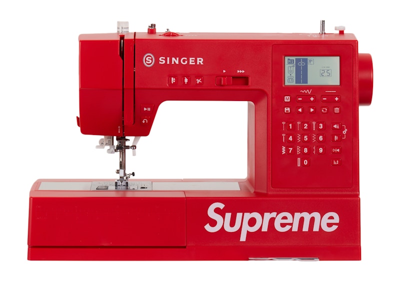Supreme SINGER SP68 Computerized Sewing Machine (JP Plug) Red