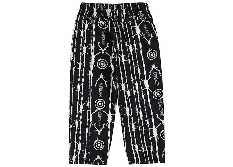 Supreme SOUTH2 WEST8 Belted Pant Black Pattern