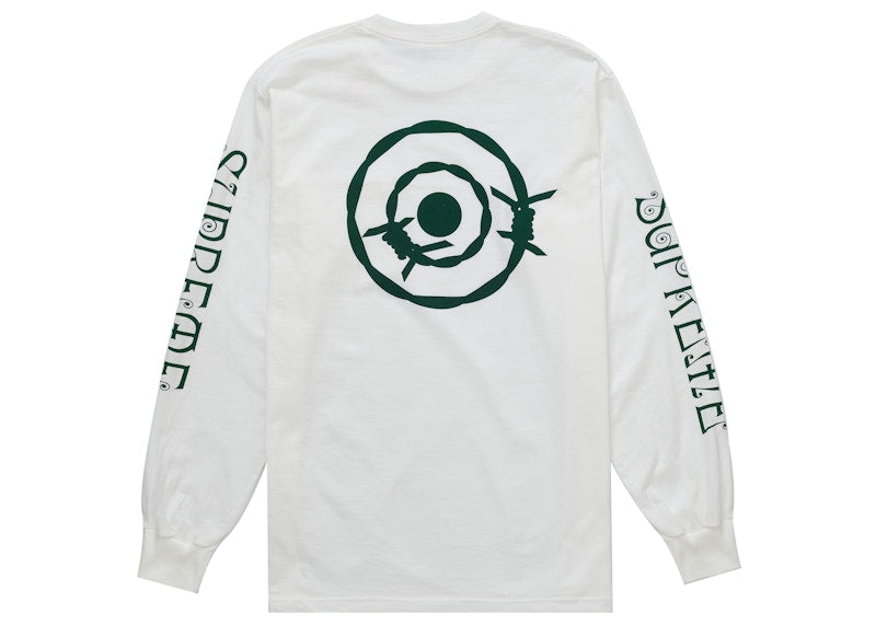 Supreme SOUTH2 WEST8 L/S Pocket Tee White