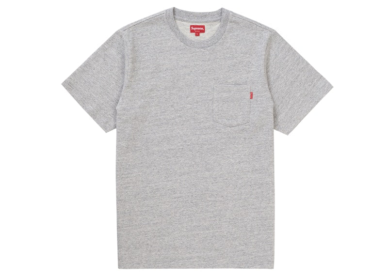 Supreme SS Pocket Tee (SS19) Grey