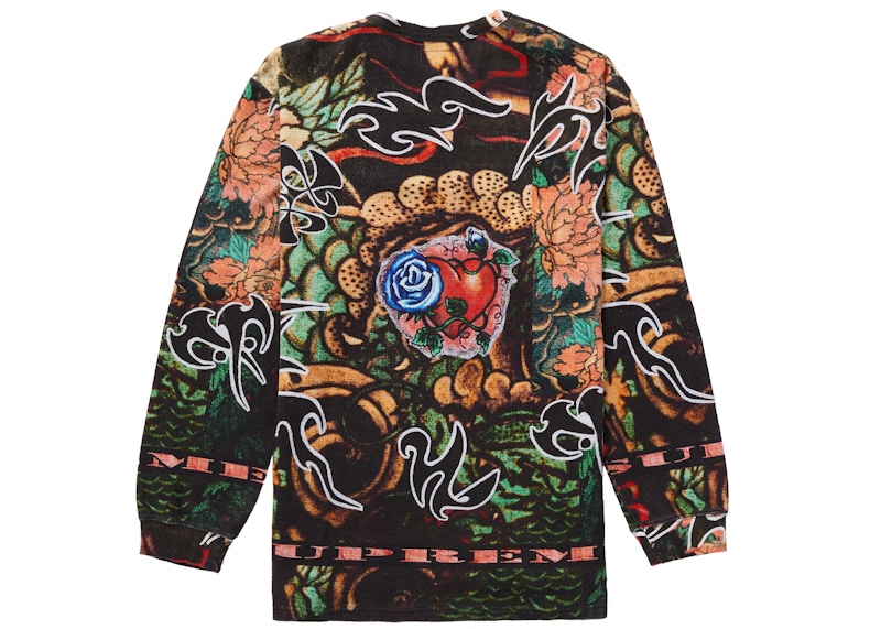 Supreme Sacred Heart Waffle L/S Top Multicolor
