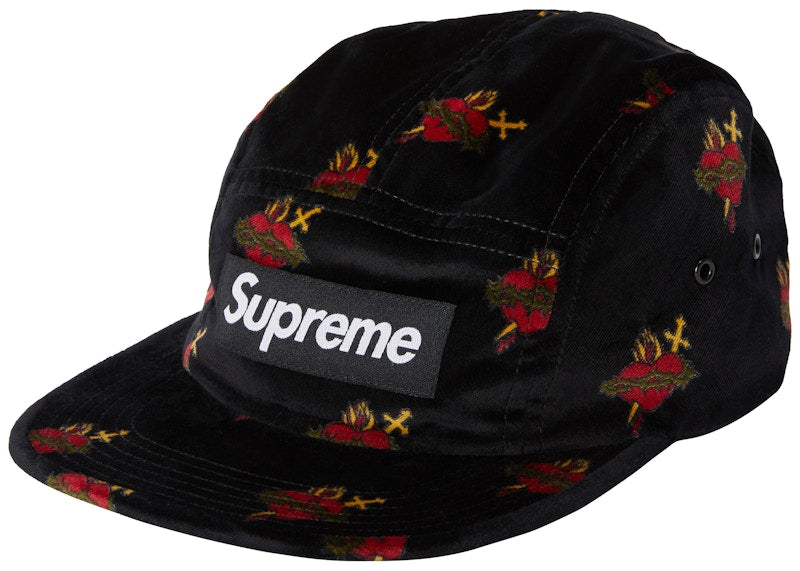 Supreme Sacred Hearts Camp Cap Black