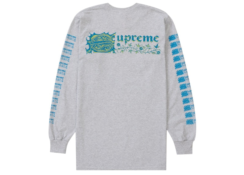 Supreme Saint Sebastian L/S Tee Ash Grey