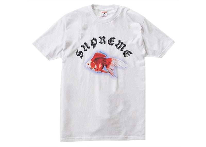 Supreme Sasquatchfabrix Goldfish Tee White