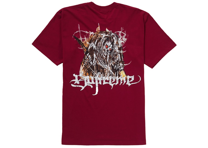 Supreme Satan Tee Cardinal
