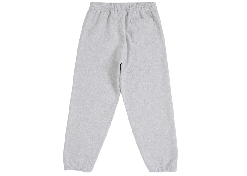 Supreme Satin Appliqué Sweatpant (FW25) Heather Grey