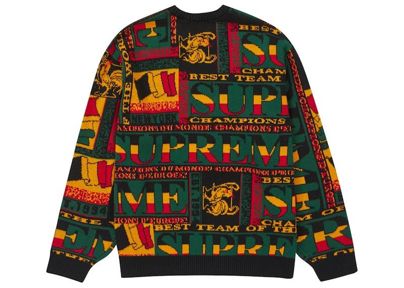 Supreme Scarf Sweater Black