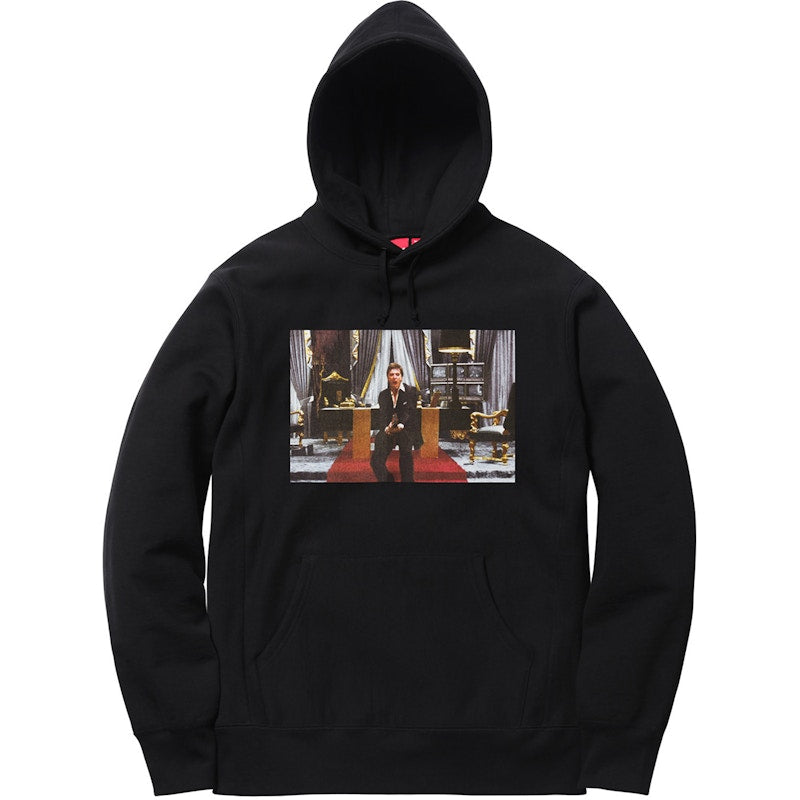 Supreme Scarface Friend Hooded Sweatshirt Black