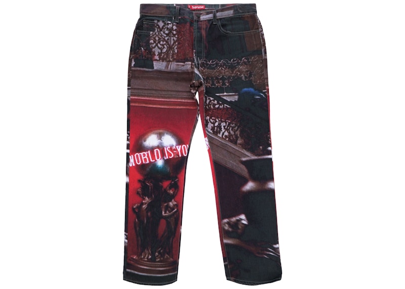 Supreme Scarface the World Is Yours 5-Pocket Jeans Multi