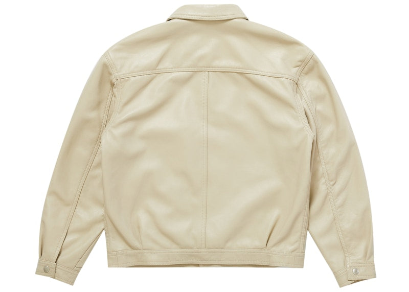 Supreme Schott Leather Work Jacket Tan