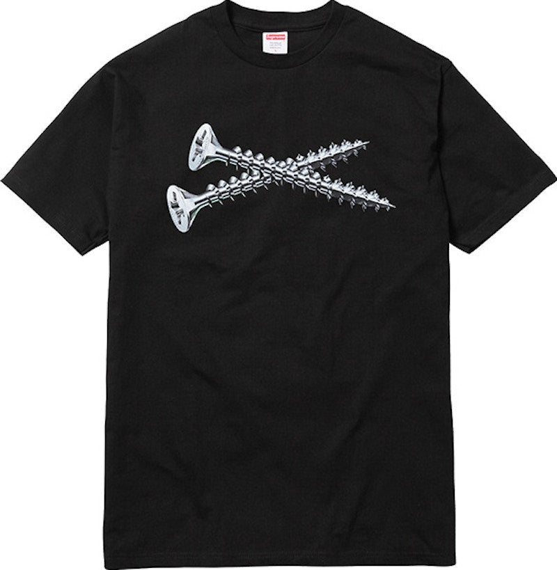 Supreme Screw Tee Black