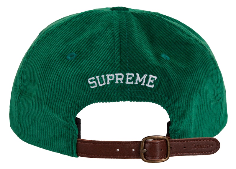 Supreme Script Corduroy 6-Panel Green
