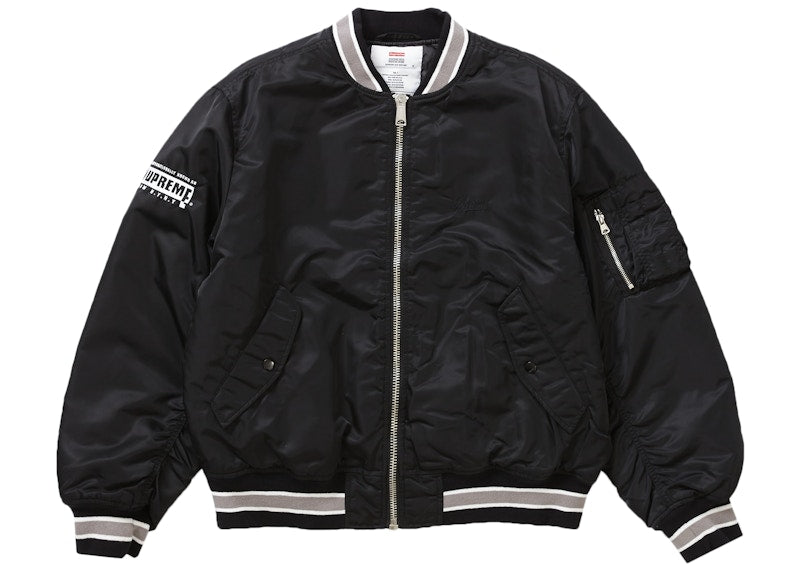 Supreme Second To None MA-1 Jacket Black