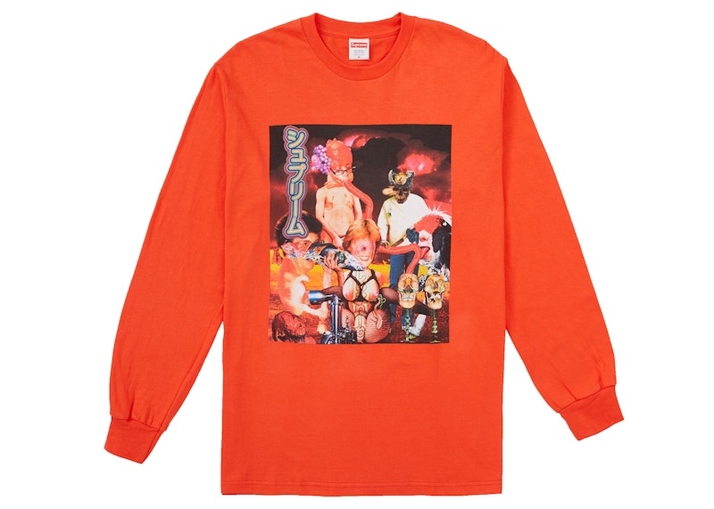 Supreme Sekintani La Norihiro L/S Tee Bright Orange