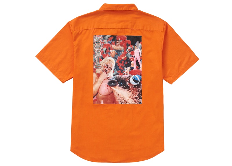 Supreme Sekintani La Norihiro Work Shirt Orange