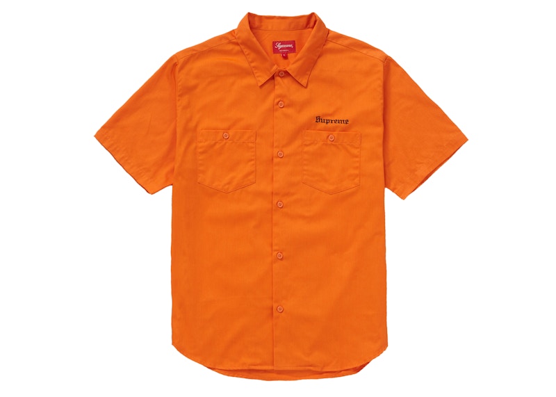 Supreme Sekintani La Norihiro Work Shirt Orange