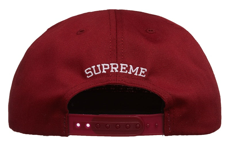 Supreme Shattered Logo 5-Panel Cardinal