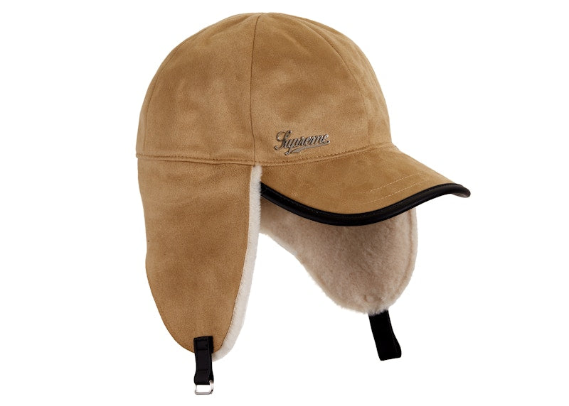 Supreme Shearling Earflap 6-Panel Brown