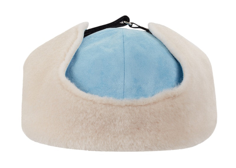 Supreme Shearling Earflap 6-Panel Light Blue