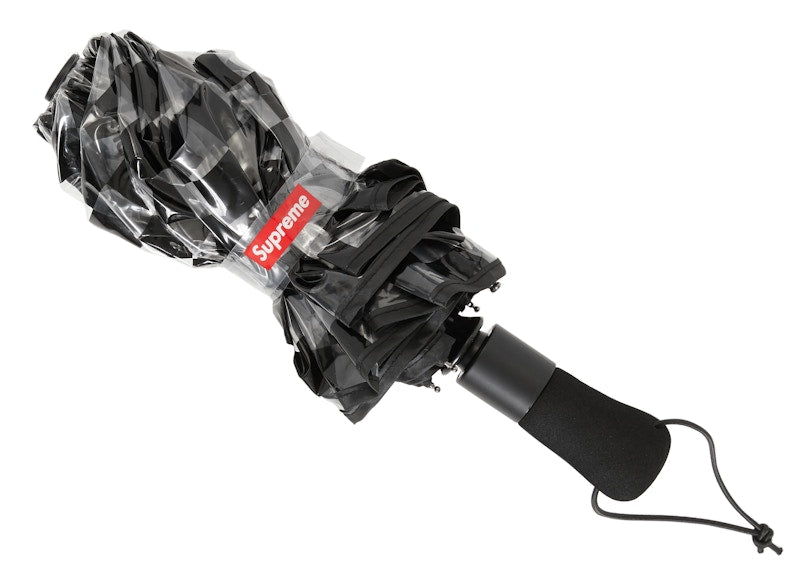 Supreme ShedRain Transparent Checkerboard Umbrella Black
