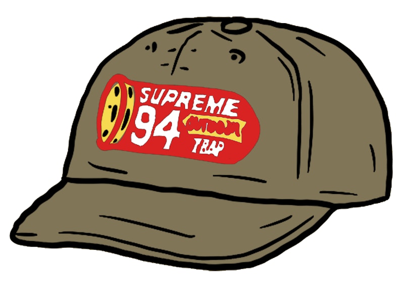 Supreme Shell Patch 6-Panel Olive