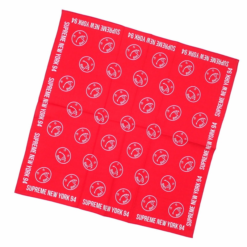 Supreme Shit Bandana Red