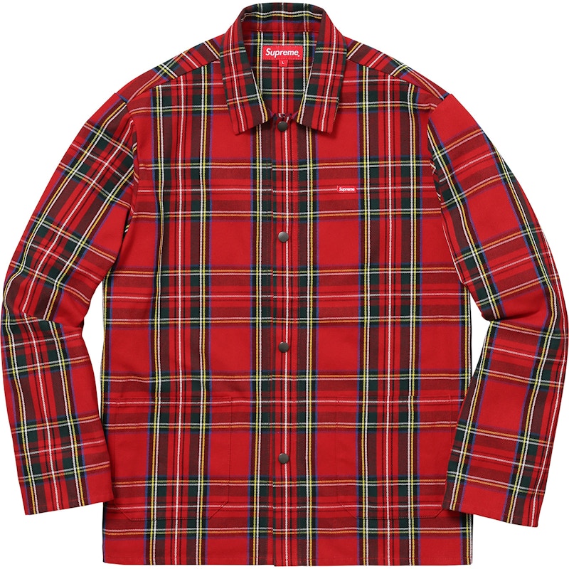Supreme Shop Jacket Royal Stewart