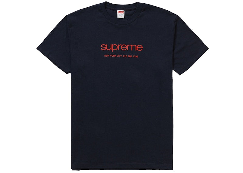 Supreme Shop Tee Navy
