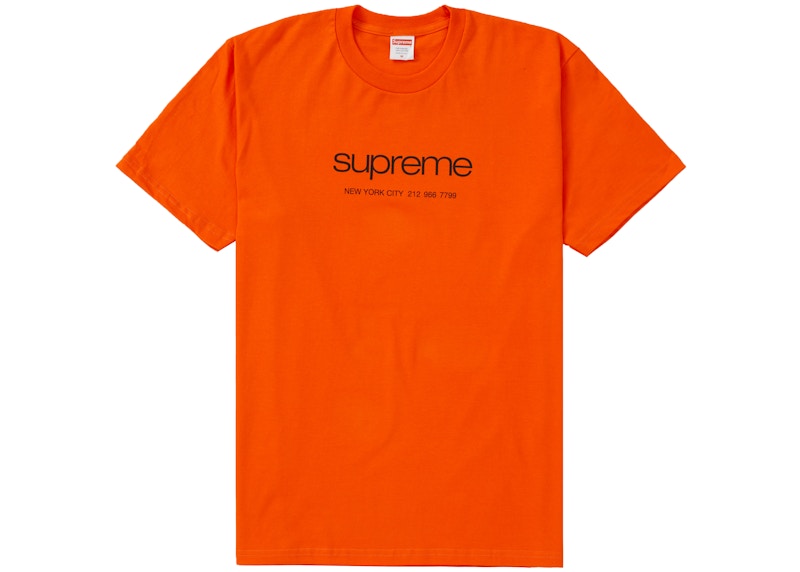 Supreme Shop Tee Orange