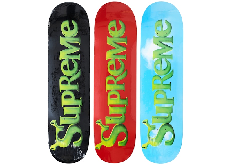 Supreme Shrek Skateboard Deck Set