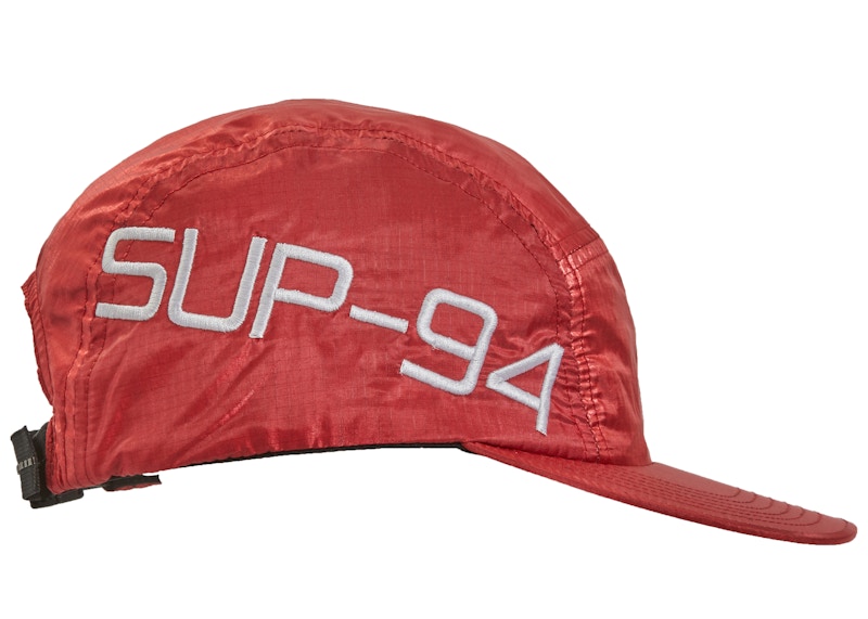 Supreme Side Logo Camp Cap Red