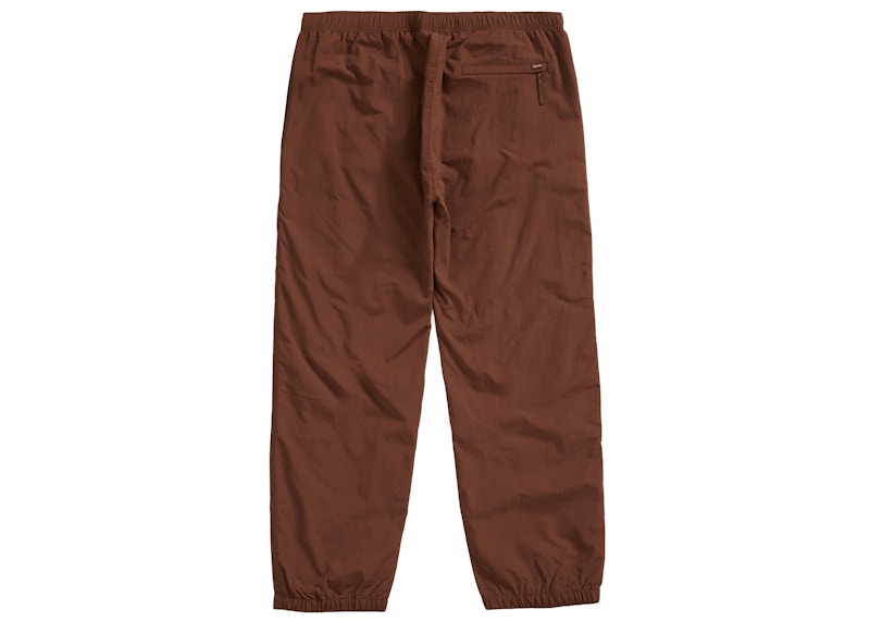 Supreme Side Logo Track Pant Brown