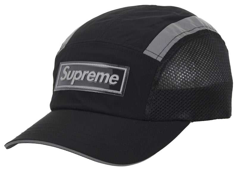 Supreme Side Mesh Camp Cap Black