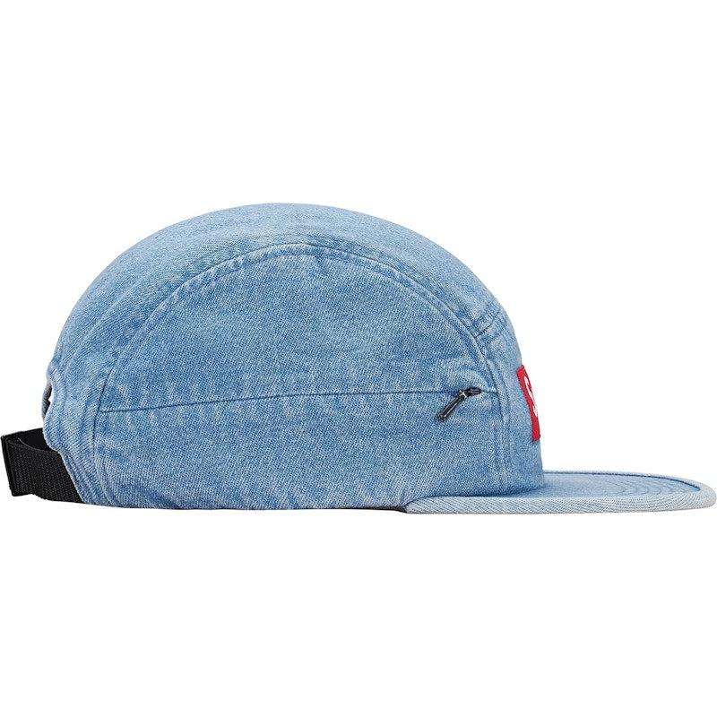 Supreme Side Zip Camp Cap Denim