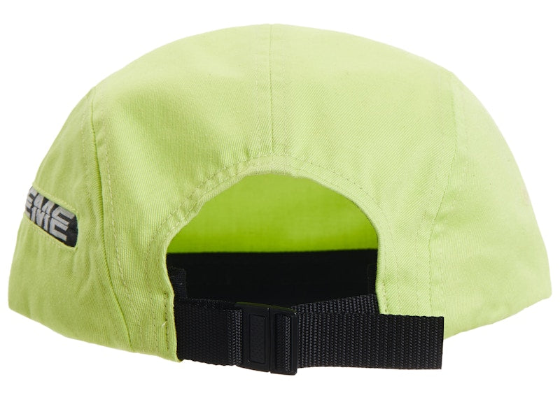 Supreme Side Zip Camp Cap (SS19) Light Neon Green