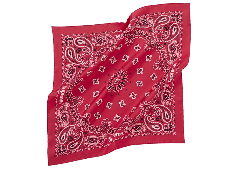 Supreme Silk Bandana Red