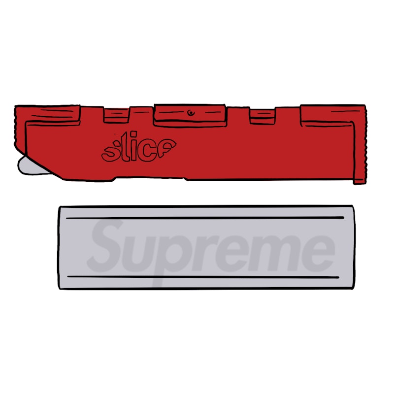 Supreme Slice Manual Carton Cutter Silver