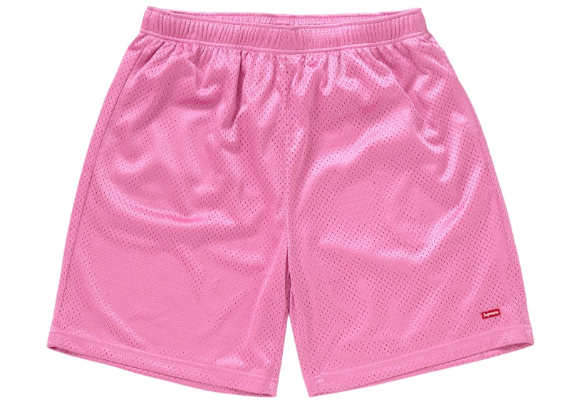 Supreme Small Box Baggy Mesh Short (SS24) Pink