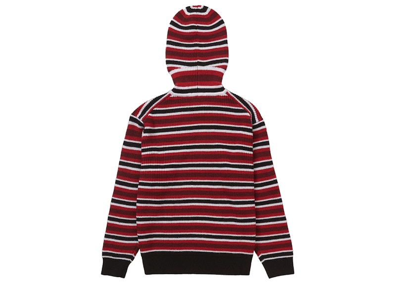 Supreme Small Box Balaclava/Turtleneck Sweater Black Stripe