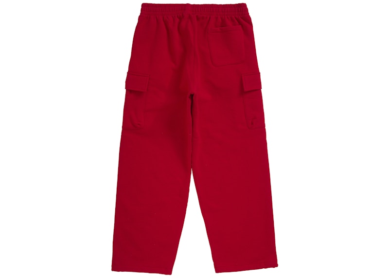 Supreme Small Box Cargo Sweatpant (FW25) Red