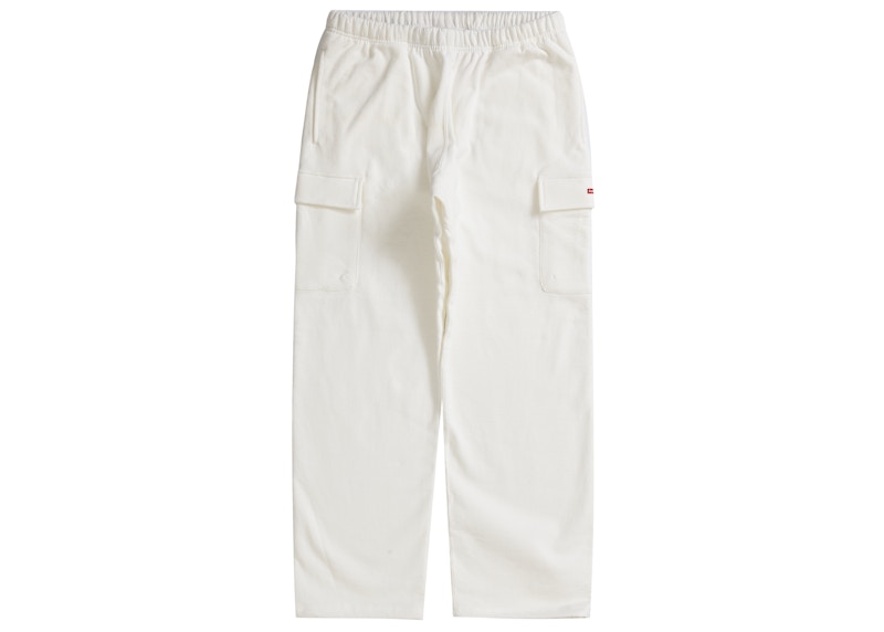 Supreme Small Box Cargo Sweatpant White