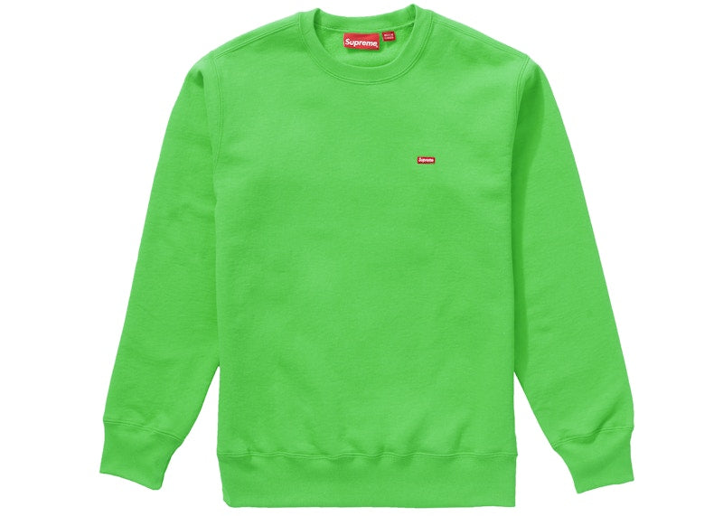 Supreme Small Box Crewneck Bright Green