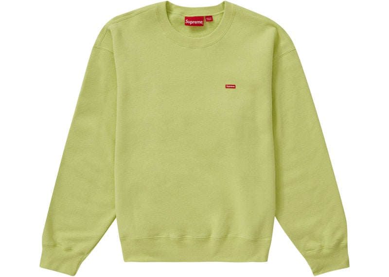 Supreme Small Box Crewneck Lime