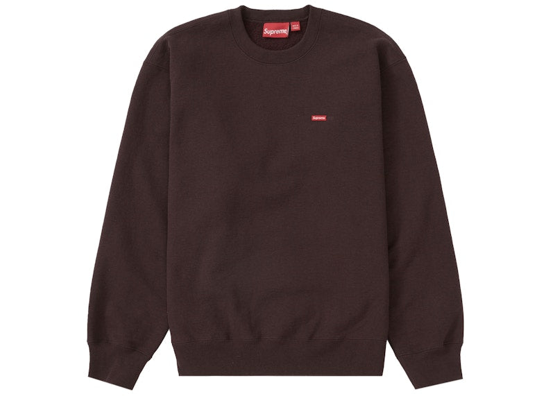 Supreme Small Box Crewneck (SS22) Dark Brown